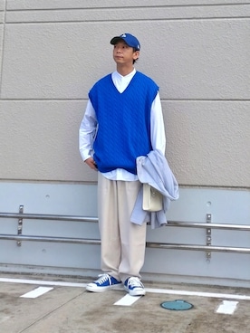 しょーわさん（メンズ・168cm）の春コーディネート