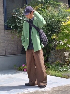 「Chaco closet（チャコ クローゼット）のアイテム」を使った、しょーわさん（メンズ・168cm）の秋コーディネート