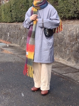 「TIDEWAY（タイドウェイ）のアイテム」を使った、しょーわさん（メンズ・168cm）の冬コーディネート