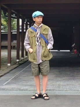 しょーわさん（メンズ・168cm）の夏コーディネート