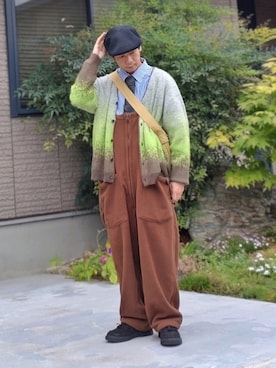 「niko and...（ニコアンド）のアイテム（サロペット/オーバーオール）」を使った、しょーわさん（メンズ・168cm）の秋コーディネート