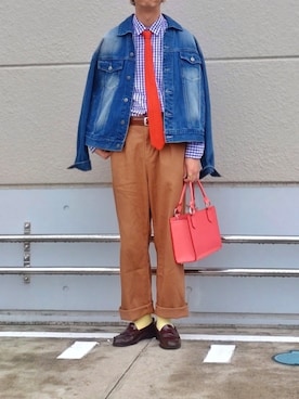 しょーわさん（メンズ・168cm）の春コーディネート