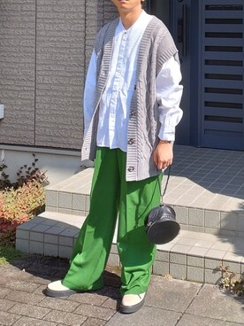 「TIDEWAY（タイドウェイ）のアイテム」を使った、しょーわさん（メンズ・168cm）の秋コーディネート