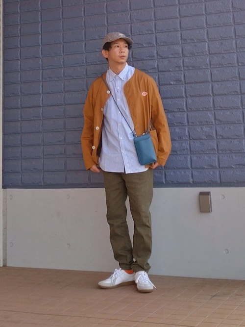 DANTON×SHIPS JET BLUE: 別注 ノーカラージャケット DANTON（ダントン）の「DANTON×SHIPS JET BLUE: 別注 ノーカラー