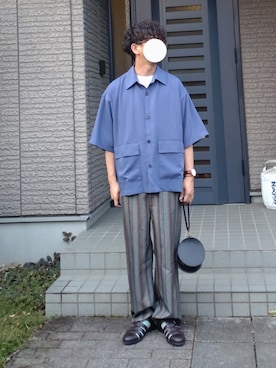 「TIDEWAY（タイドウェイ）のアイテム」を使った、しょーわさん（メンズ・168cm）の夏コーディネート