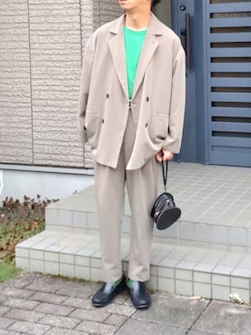 「TIDEWAY（タイドウェイ）のアイテム」を使った、しょーわさん（メンズ・168cm）の秋コーディネート