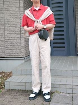 「TIDEWAY（タイドウェイ）のアイテム」を使った、しょーわさん（メンズ・168cm）の夏コーディネート