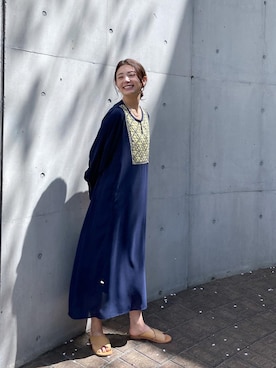 「カフタン」｜Laveange officialさん（レディース・166cm）の春コーディネート