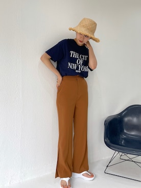 「GOOD ROCK SPEED（グッドロックスピード）のアイテム」を使った、Laveange officialさん（レディース・158cm）の夏コーディネート