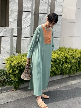 「カフタン」｜Laveange officialさん（レディース・158cm）の春コーディネート