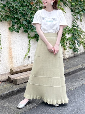 「GOOD ROCK SPEED（グッドロックスピード）のアイテム」を使った、Laveange officialさん（レディース・154cm）の夏コーディネート