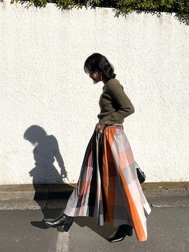 「LAVEANGE（ラビアンジェ）のアイテム」を使った、Laveange officialさん（レディース・160cm）の冬コーディネート