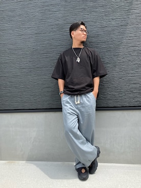 「CIAOPANIC TYPY（チャオパニックティピー）のアイテム」を使った、はっしーさん（メンズ・172cm）の夏コーディネート
