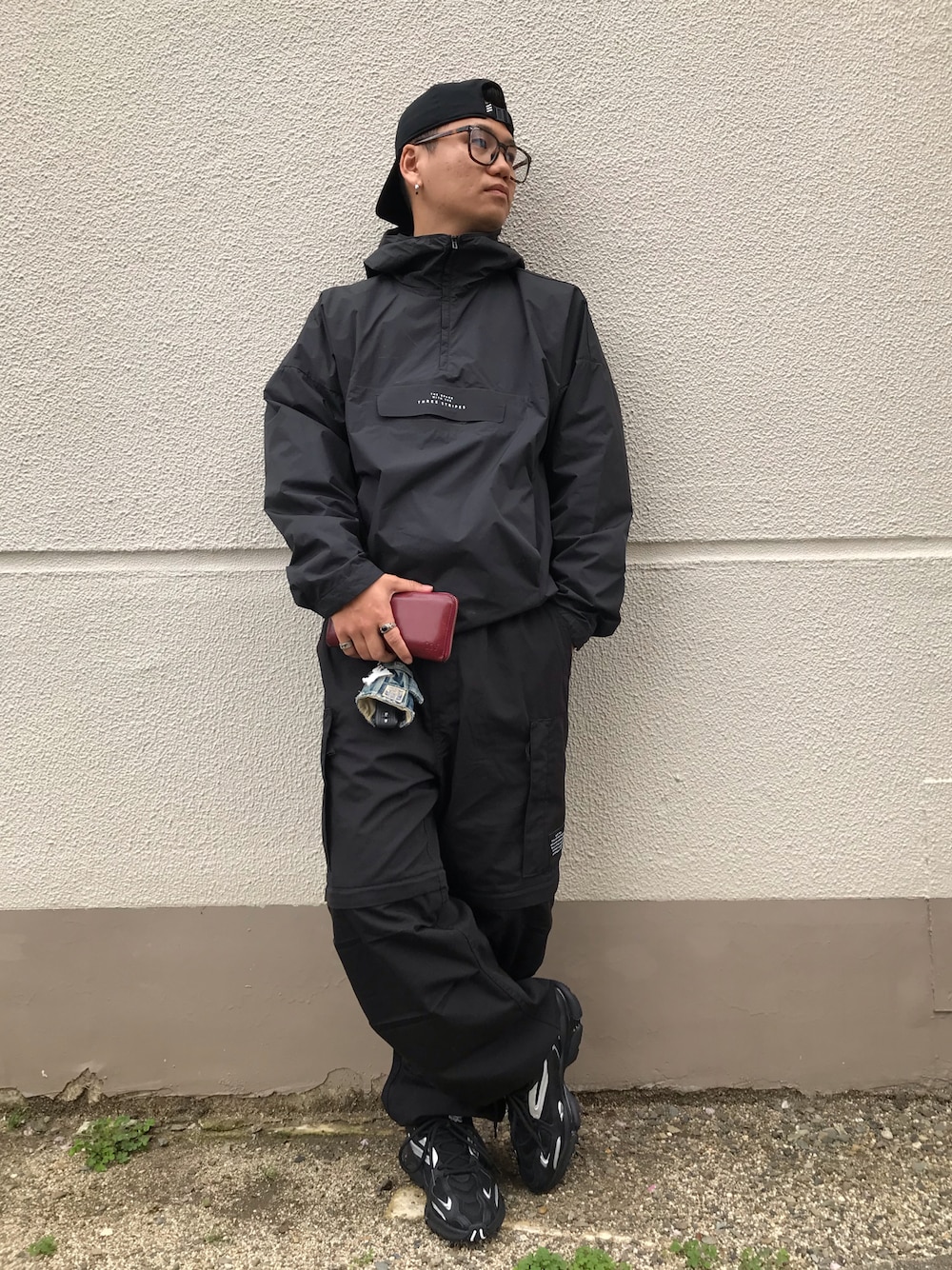 UNDERCOVER GU MA-1ジャケット ナイロン 黒 L ナイロンMA－1