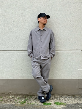 「LACOSTE（ラコステ）のアイテム」を使った、はっしーさん（メンズ・172cm）の春コーディネート