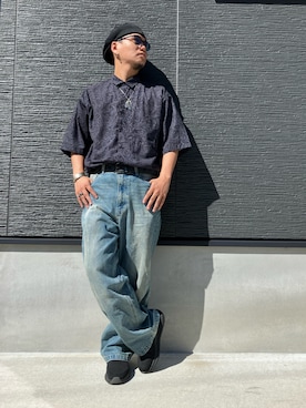 「B.C STOCK（ベーセーストック）のアイテム」を使った、はっしーさん（メンズ・172cm）の秋コーディネート