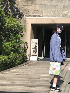 「MOMA（モマ）のアイテム」を使った、🥑さん（レディース・163cm）の夏コーディネート