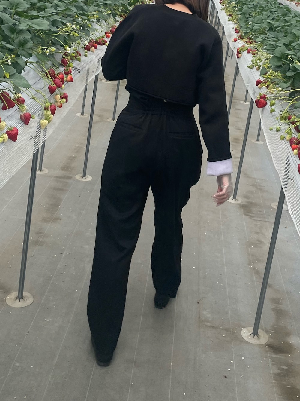 Ameri（アメリ）の「HIGH WAIST SUSPENDER PANTS（その他パンツ