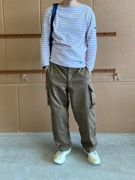 「AURALEE（オーラリー）のアイテム（スニーカー）」を使った、Shunya Kさん（メンズ・180cm）の夏コーディネート