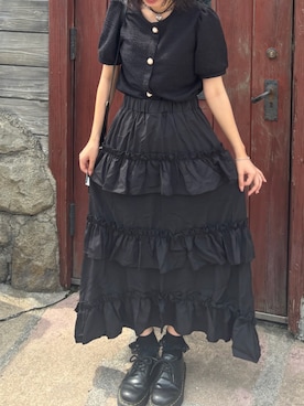 「アイテム（レッグウェア）」を使った、かれんさん（レディース・155cm）の秋コーディネート