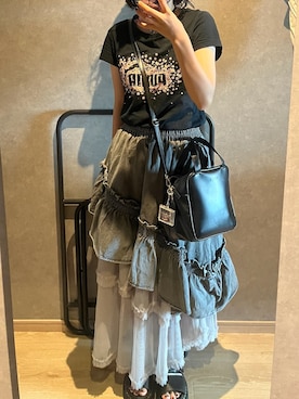 「Dr. Martens（ドクターマーチン）のアイテム」を使った、かれんさん（骨格ウェーブ・レディース・155cm）の秋コーディネート