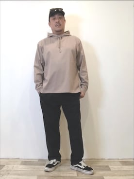 「OBEY（オベイ）のアイテム（キャップ）」を使った、DAIさん（メンズ・171cm）の秋コーディネート