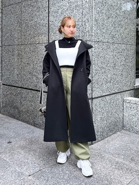 「新星WEARISTAにエントリー」｜♡marie♡さん（レディース・163cm）の冬コーディネート