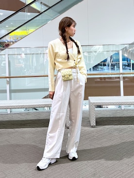 「カシュクールニット」｜♡marie♡さん（レディース・163cm）の冬コーディネート
