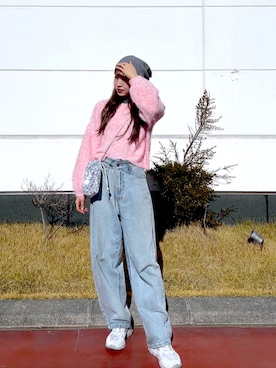 「AKIII CLASSIC（アキクラシック）のアイテム」を使った、♡marie♡さん（レディース・163cm）の冬コーディネート