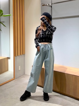 ♡marie♡さん（レディース・163cm）の冬コーディネート