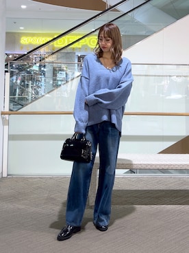 「FREE'S MART（フリーズマート）のアイテム（ローファー）」を使った、♡marie♡さん（レディース・163cm）の春コーディネート
