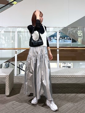 「アイテム（その他トップス）」を使った、♡marie♡さん（レディース・163cm）の春コーディネート