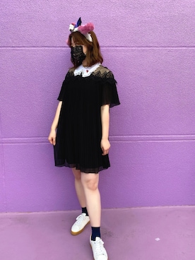 「ホラーナイト」｜Risaさん（レディース・168cm）の秋コーディネート