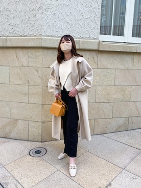 「インスタやってます」｜「アイテム（その他アウター）」を使った、Risaさん（レディース・168cm）の冬コーディネート
