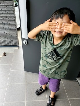 「アイテム（サンダル）」を使った、knt.915さん（キッズ・110cm）の夏コーディネート