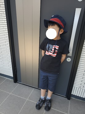 「アイテム（サンダル）」を使った、knt.915さん（キッズ・110cm）の春コーディネート
