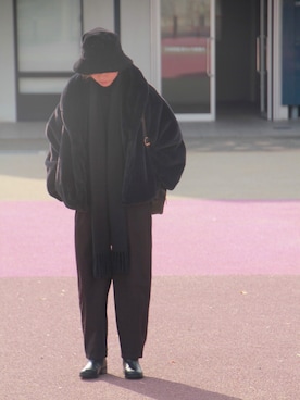 「INGNI（イング）のアイテム（その他アウター）」を使った、pankichi🙈さん（レディース・158cm）の冬コーディネート