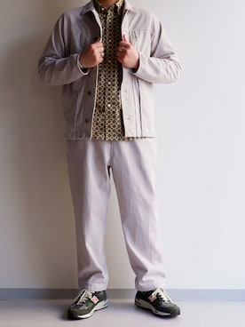 「weac.（ウィークス）のアイテム」を使った、yoheiさん（メンズ・175cm）の春コーディネート