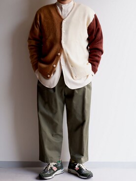 「weac.（ウィークス）のアイテム」を使った、yoheiさん（メンズ・175cm）の秋コーディネート