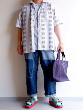 「suicoke（スイコック）のアイテム」を使った、yoheiさん（メンズ・175cm）の夏コーディネート