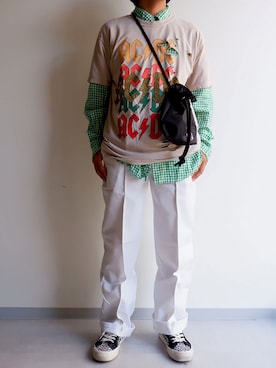 「CDG（シーディージー）のアイテム」を使った、yoheiさん（メンズ・175cm）の春コーディネート