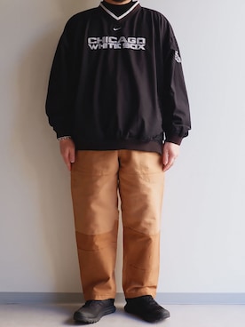 「Nasngwam（ナスングワム）のアイテム」を使った、yoheiさん（メンズ・175cm）の冬コーディネート