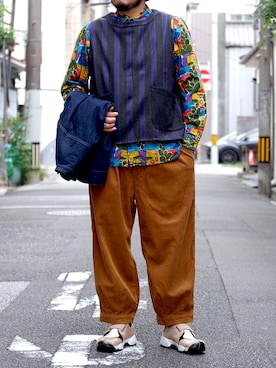 「TIGRE BROCANTE（ティグルブロカンテ）のアイテム」を使った、yoheiさん（メンズ・175cm）の秋コーディネート