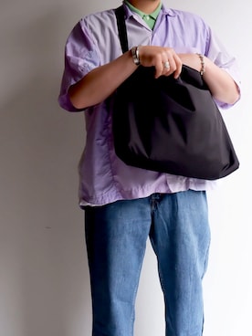 「MADE by sunny side up（サニーサイドアップ）のアイテム」を使った、yoheiさん（メンズ・175cm）の夏コーディネート