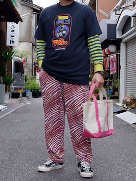 「CDG（シーディージー）のアイテム」を使った、yoheiさん（メンズ・175cm）の夏コーディネート
