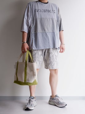 「MADE by sunny side up（サニーサイドアップ）のアイテム」を使った、yoheiさん（メンズ・175cm）の夏コーディネート