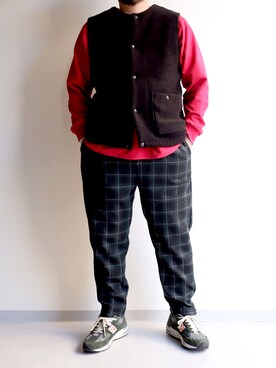 「weac.（ウィークス）のアイテム」を使った、yoheiさん（メンズ・175cm）の秋コーディネート