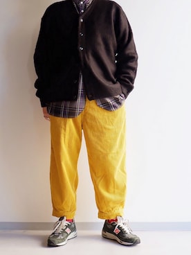 「weac.（ウィークス）のアイテム」を使った、yoheiさん（メンズ・175cm）の秋コーディネート