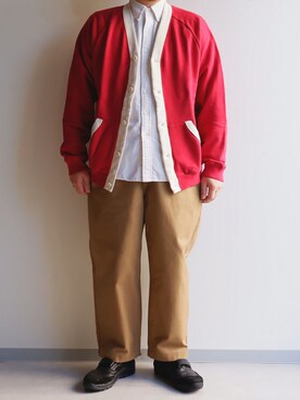 「weac.（ウィークス）のアイテム」を使った、yoheiさん（メンズ・175cm）の秋コーディネート