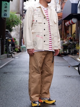 「BRUNABOINNE（ブルーナボイン）のアイテム」を使った、yoheiさん（メンズ・175cm）の秋コーディネート